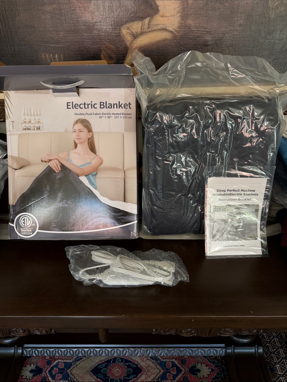 Gorgeous nIB Electric Blanket